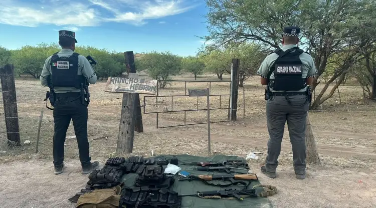 Nationwide Guard Seizes Truck with Arsenal in Nogales, Sonora: 4 Lengthy Weapons, 21 Magazines, and 637 Cartridges Discovered