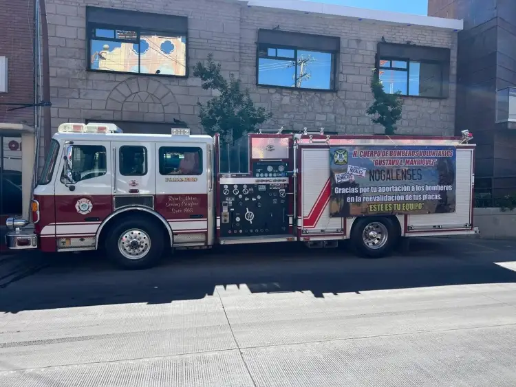 Adquiere nueva unidad el cuerpo de bomberos de Nogales