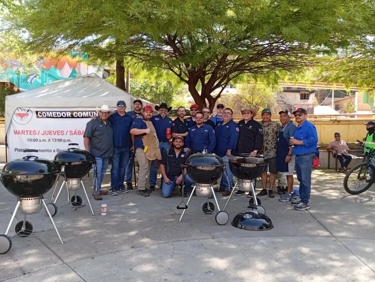 Apoyan comedor comunitario parrilleros de Nogales