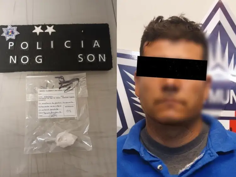 Encuentran narcóticos a sujeto en calles del fraccionamiento La Mesa