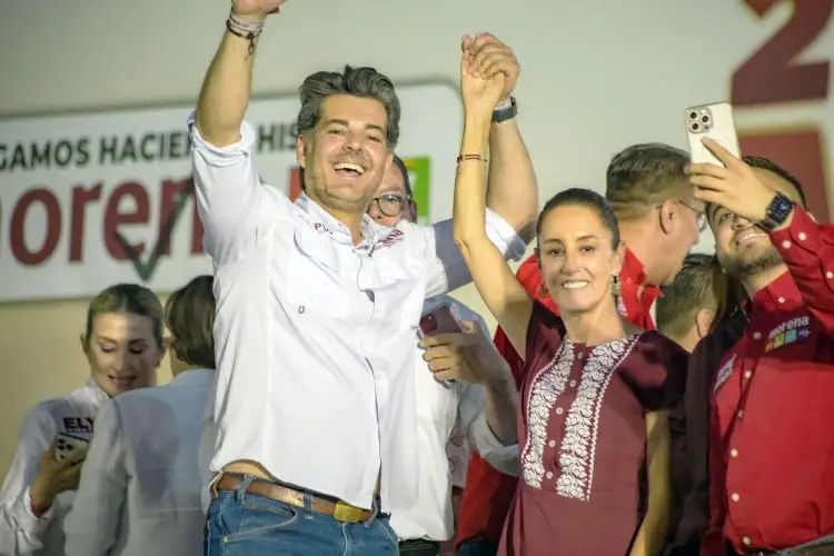 Apoya Jesús Pujol a Claudia  Sheinbaum en su cierre de campaña