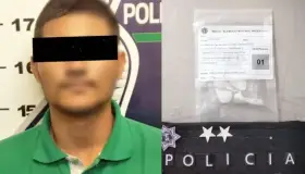 Detienen a conductor por exceso de velocidad y le encuentran narcóticos