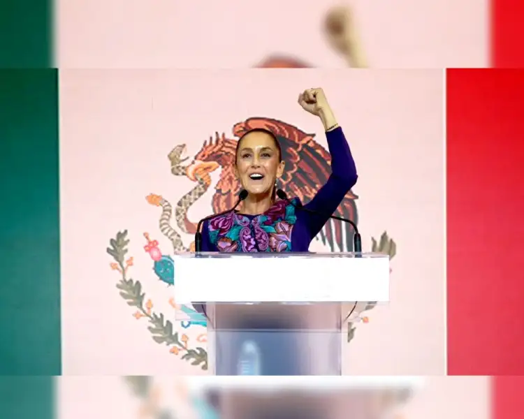 Es Claudia Sheinbaum presidenta virtual de México