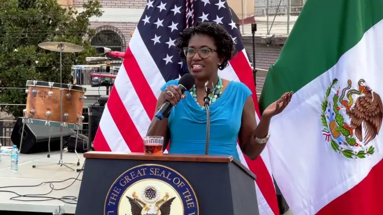 Celebran el 4 de Julio en Consulado de EU en Nogales, Sonora