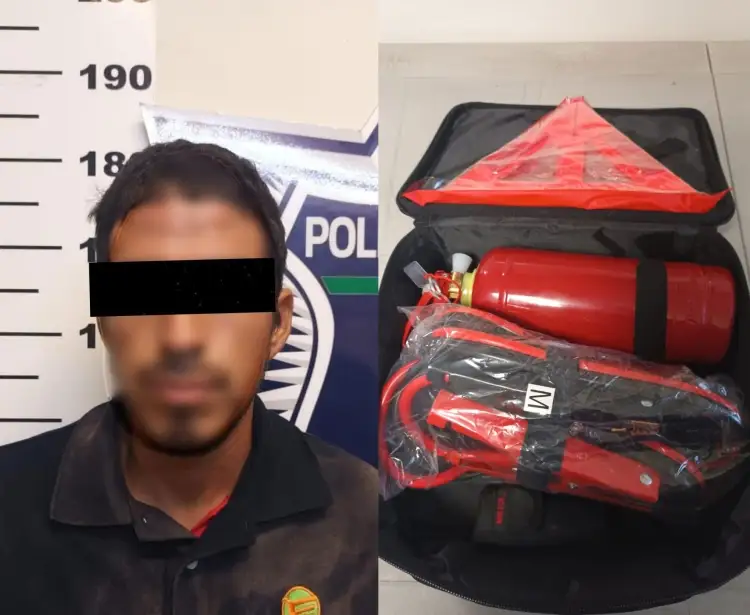 Detienen autoridades a presunto ladrón