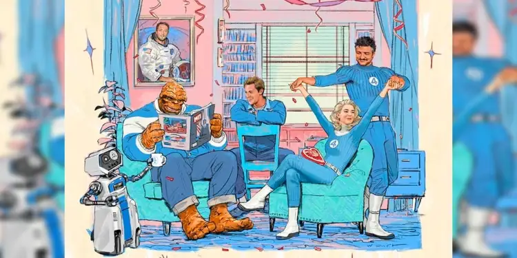Presentan primera foto del elenco de “The Fantastic Four: First Steps”