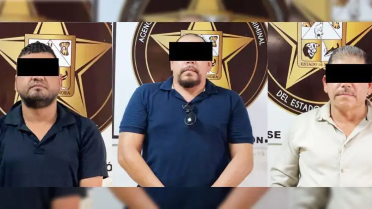 Arrestan a tres servidores públicos de Cajeme por extorsión