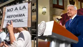 Afirma AMLO que no habrá represalias para Poder Judicial en paro