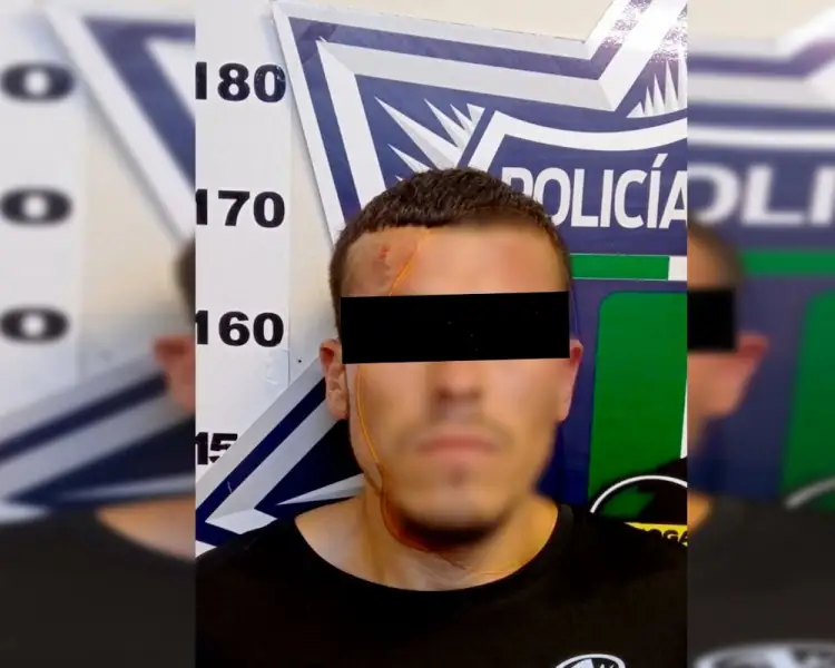 Lo detienen cuando trataba de robar un tinaco