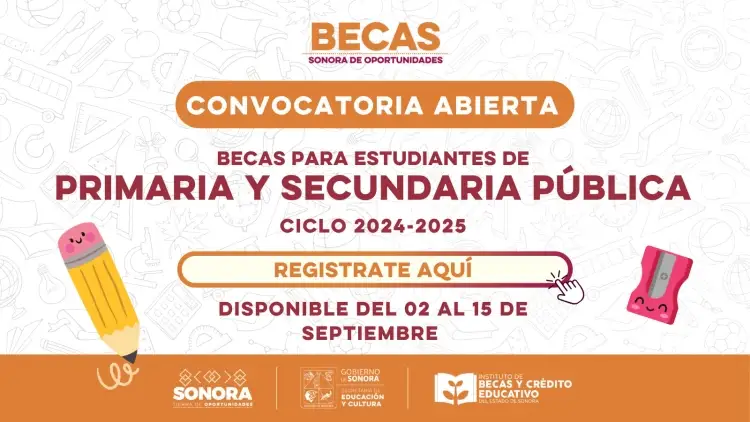 Lanzan convocatoria para becas de educación básica pública