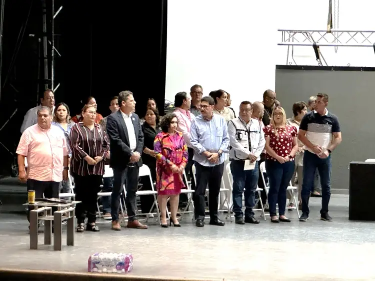 Ensayan ceremonia de la Entrega Recepción del Gobierno Municipal