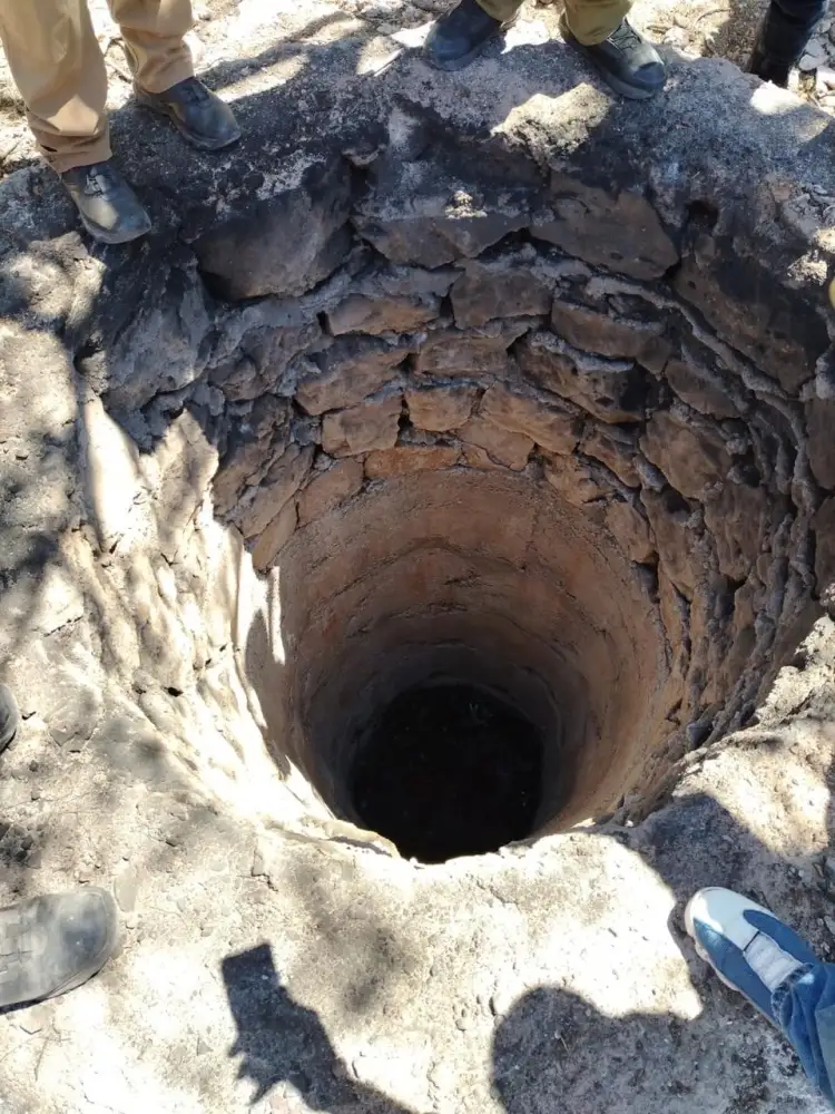 Queda destruido pozo gracias a colectivos de búsqueda
