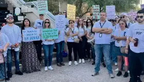 Se manifiestan trabajadores del Poder Judicial de la Federación