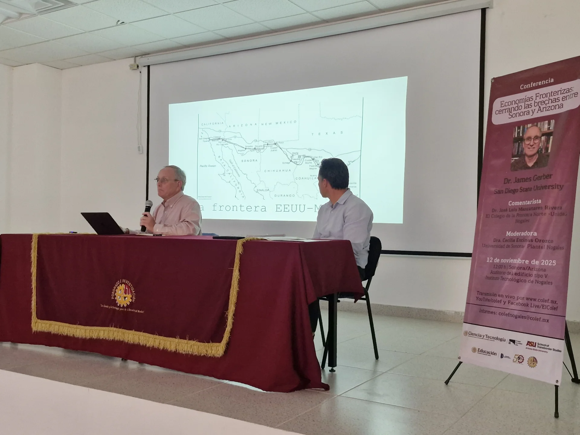 Analizan en conferencia la economía y gobernanza en la frontera Sonora–Arizona