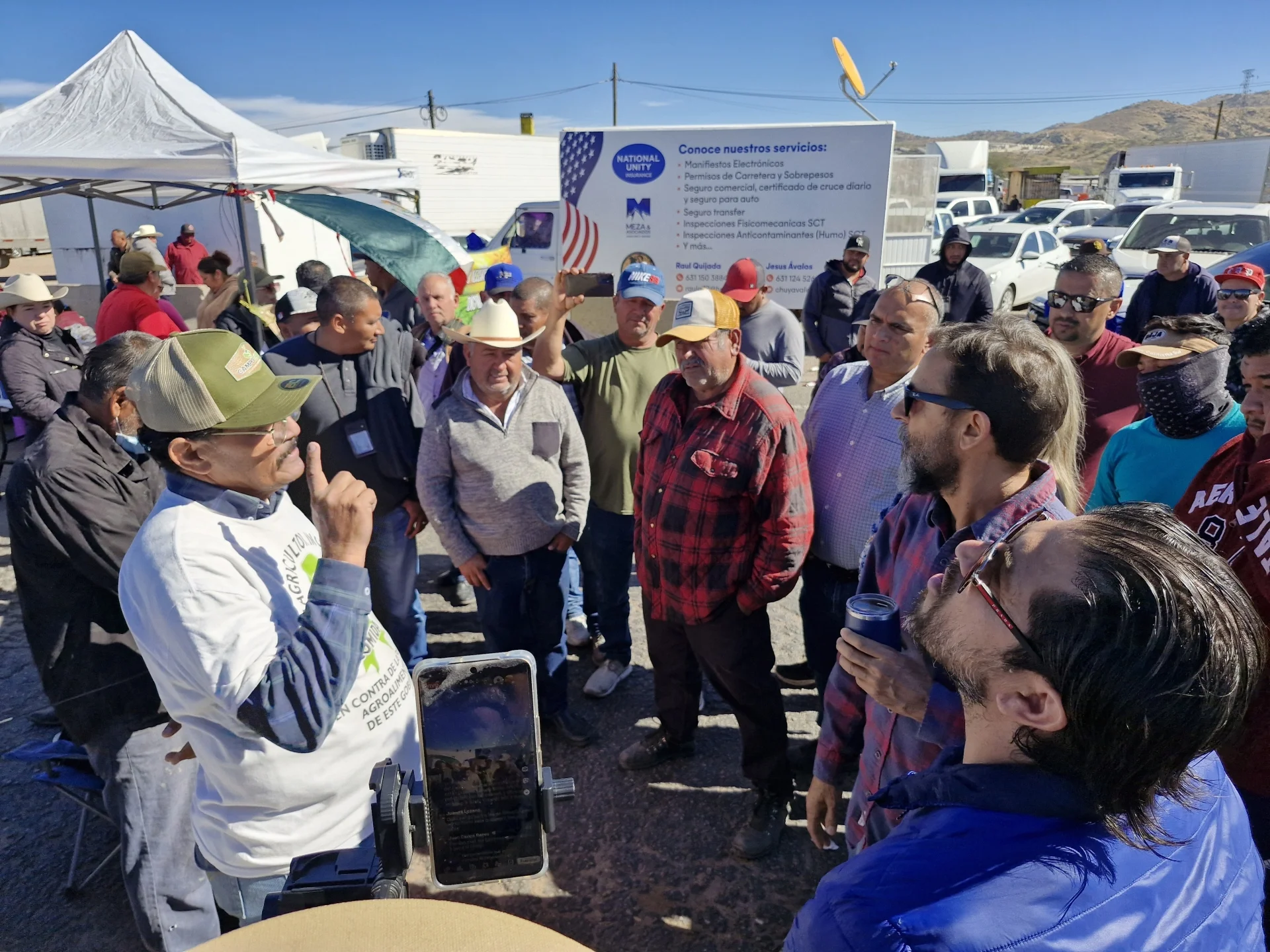 Choferes locales se deslindan de movilización y bloqueos