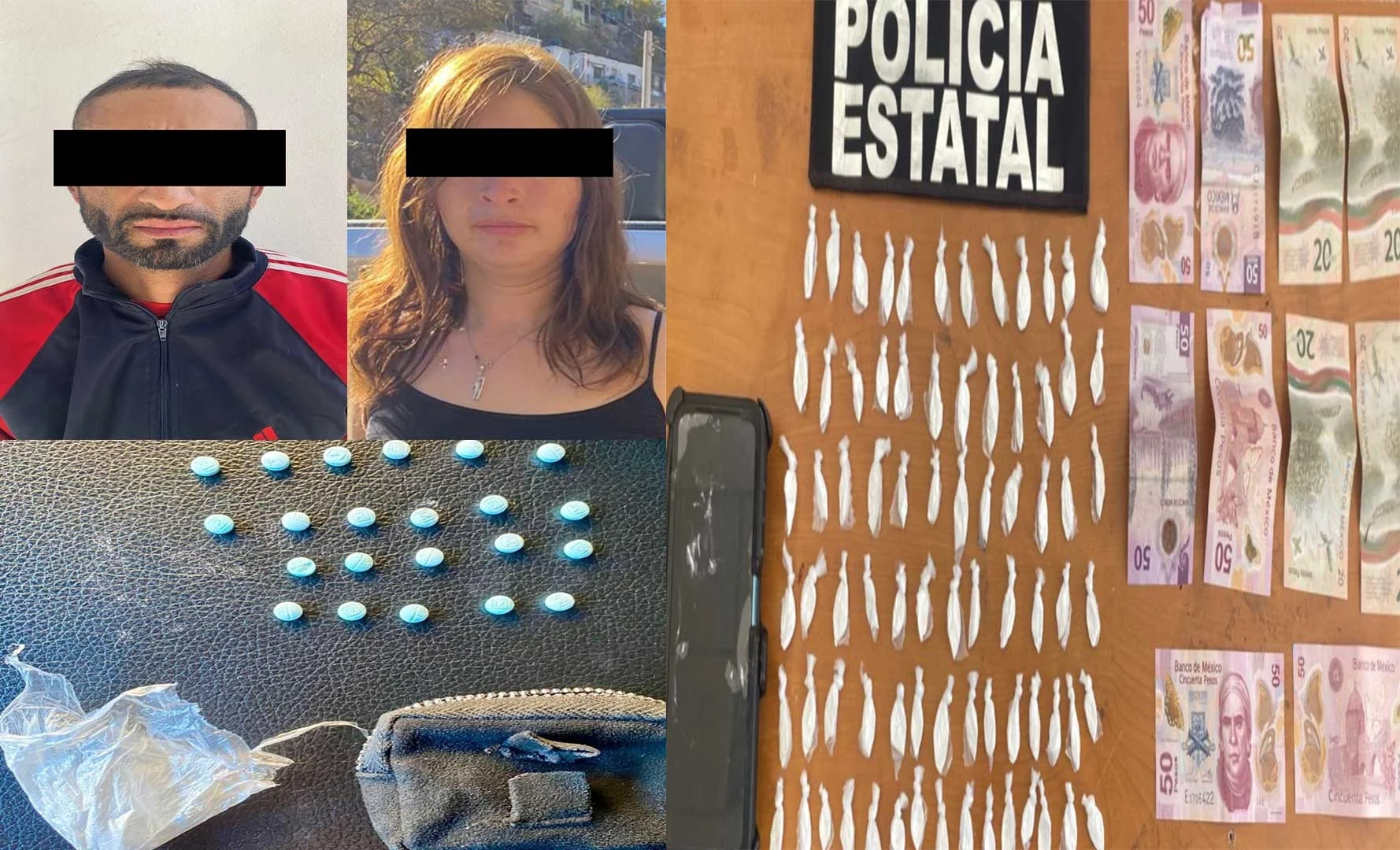 Aseguran droga y efectivo en patrullajes de la PESP en Nogales