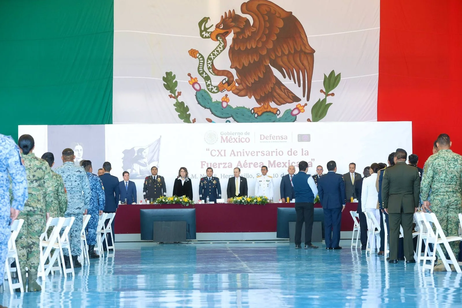 Fuerza Aérea Mexicana celebra su 111 aniversario con reconocimiento del Gobierno de Sonora