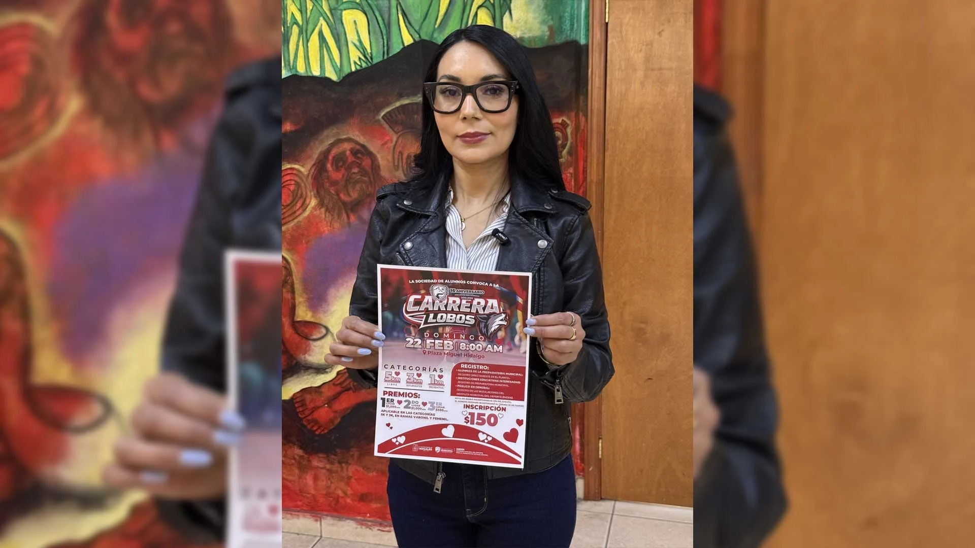 Anuncian “Carrera Lobos” con premios en efectivo para celebrar 16 años de la Prepa Municipal