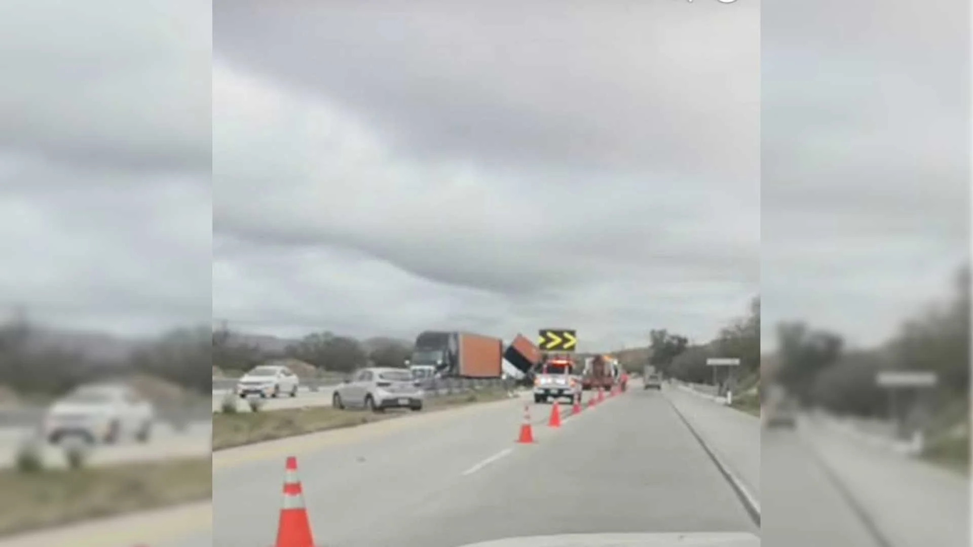 Aparatoso accidente paraliza circulación en tramo internacional