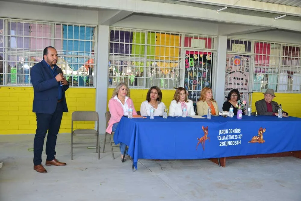 Anuncian rehabilitación y mantenimiento en preescolar de Lomas de Fátima