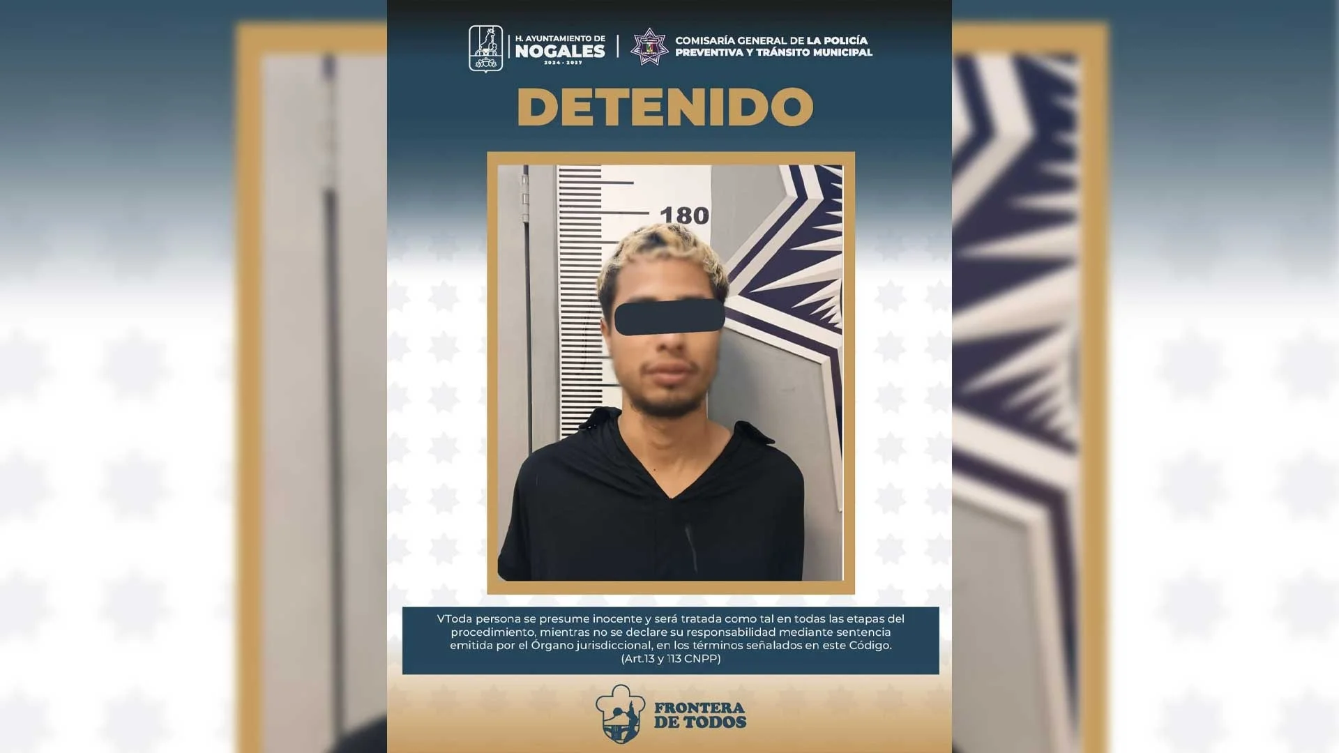 Joven es detenido tras agredir y amenazar de muerte a su familia en la colonia Romanza