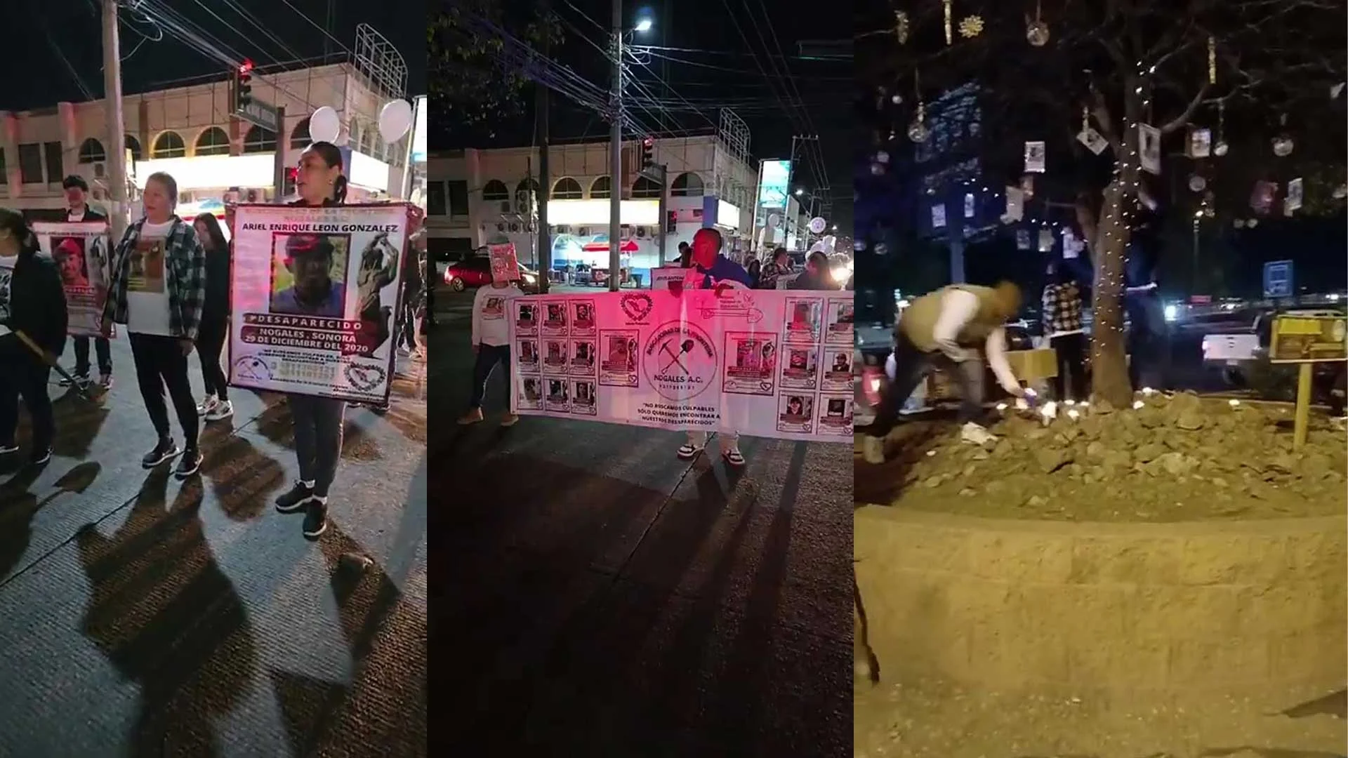 Con marcha y vigilia, Buscadoras de la Frontera alzan la voz por sus desaparecidos