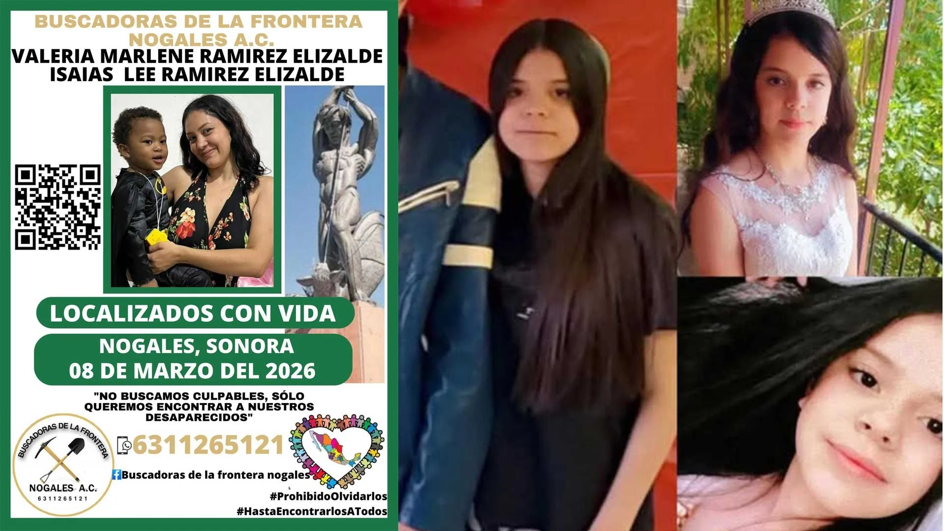 Mesa de Seguridad en Nogales refuerza búsqueda de menores desaparecidos