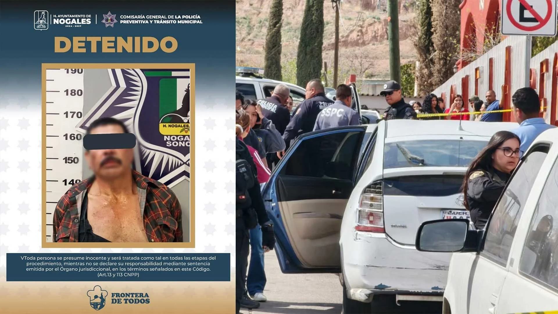 Revelan historial delictivo de sujeto acusado de acosar a menor en Nogales