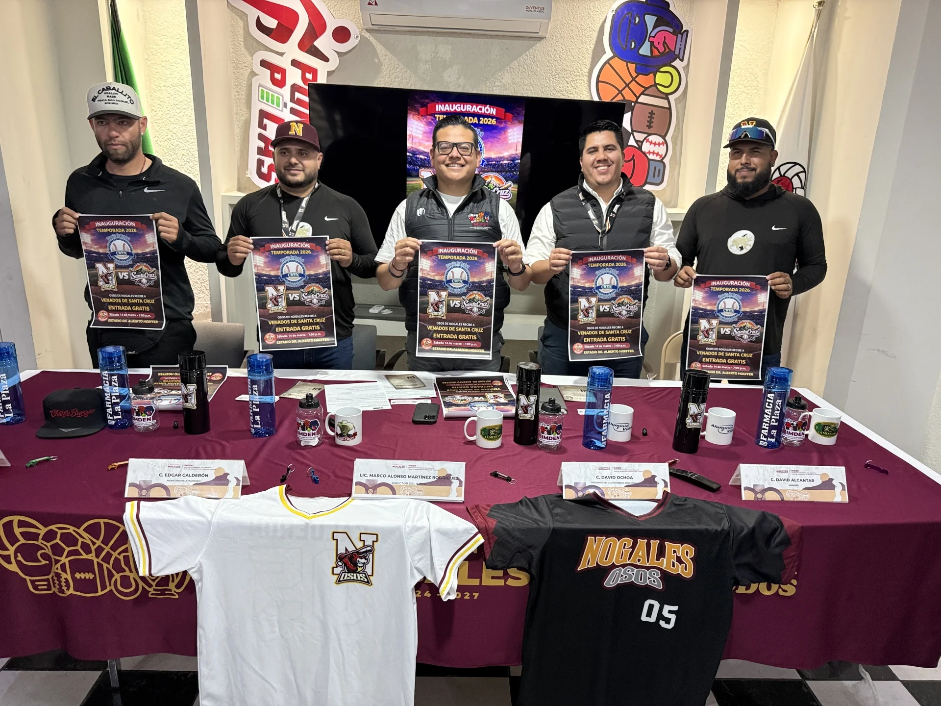 Osos de Nogales anuncian inicio de temporada y llaman a apoyar el béisbol local