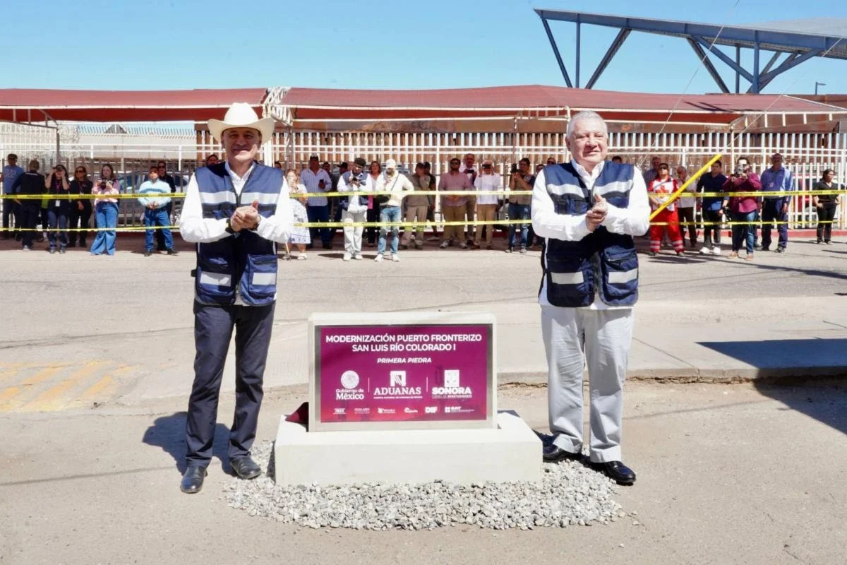 Arranca Durazo obras para modernizar puerto fronterizo y mejorar seguridad urbana