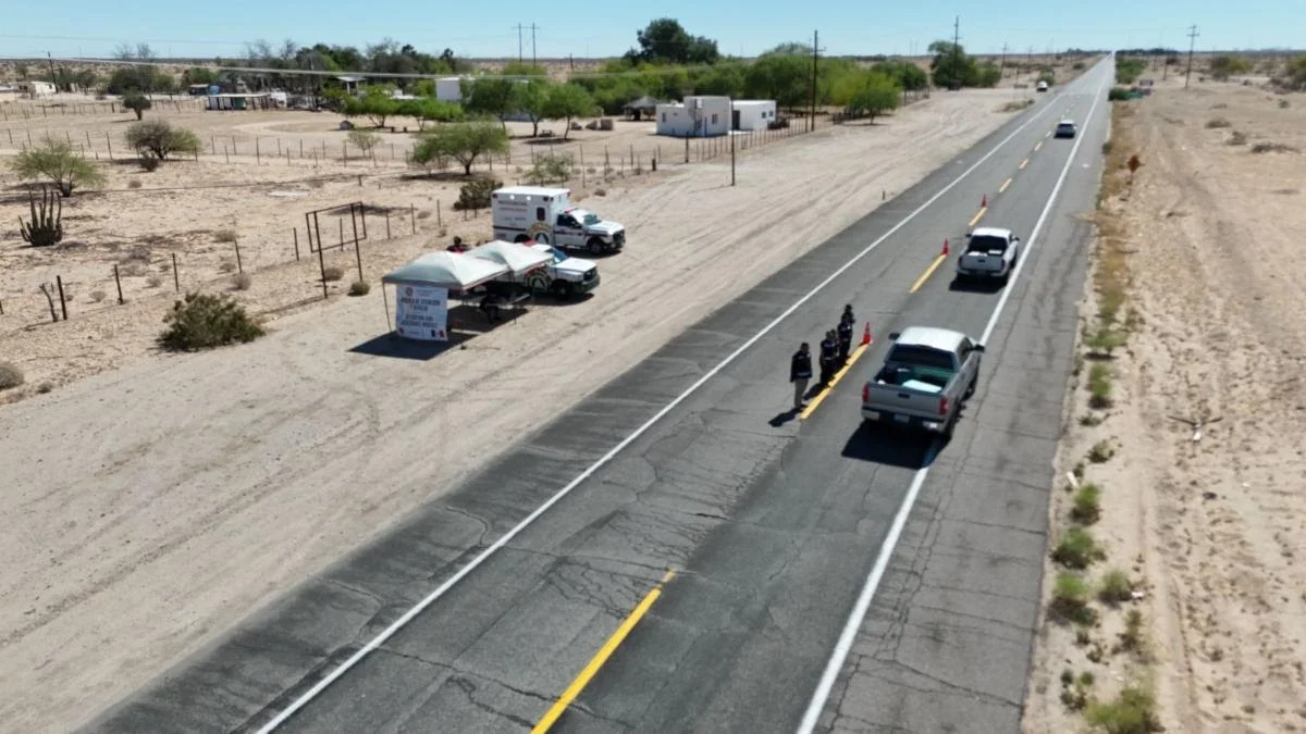 Refuerzan seguridad carretera en Sonora por temporada de Spring Break