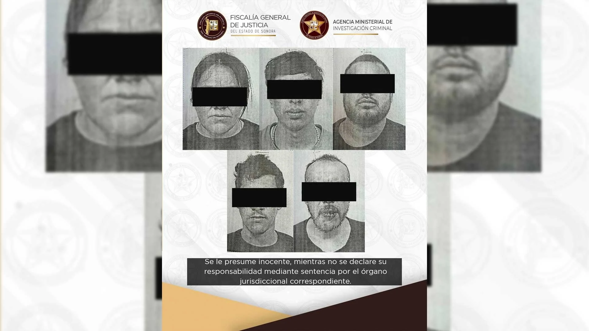 Caen cinco presuntos integrantes de célula criminal tras ataque a ministeriales