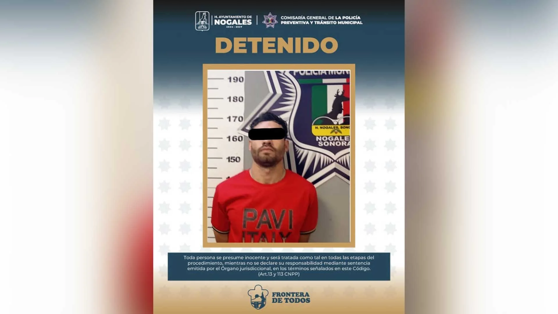 Sorprenden a hombre tras presunto robo en bodegas de La Granja