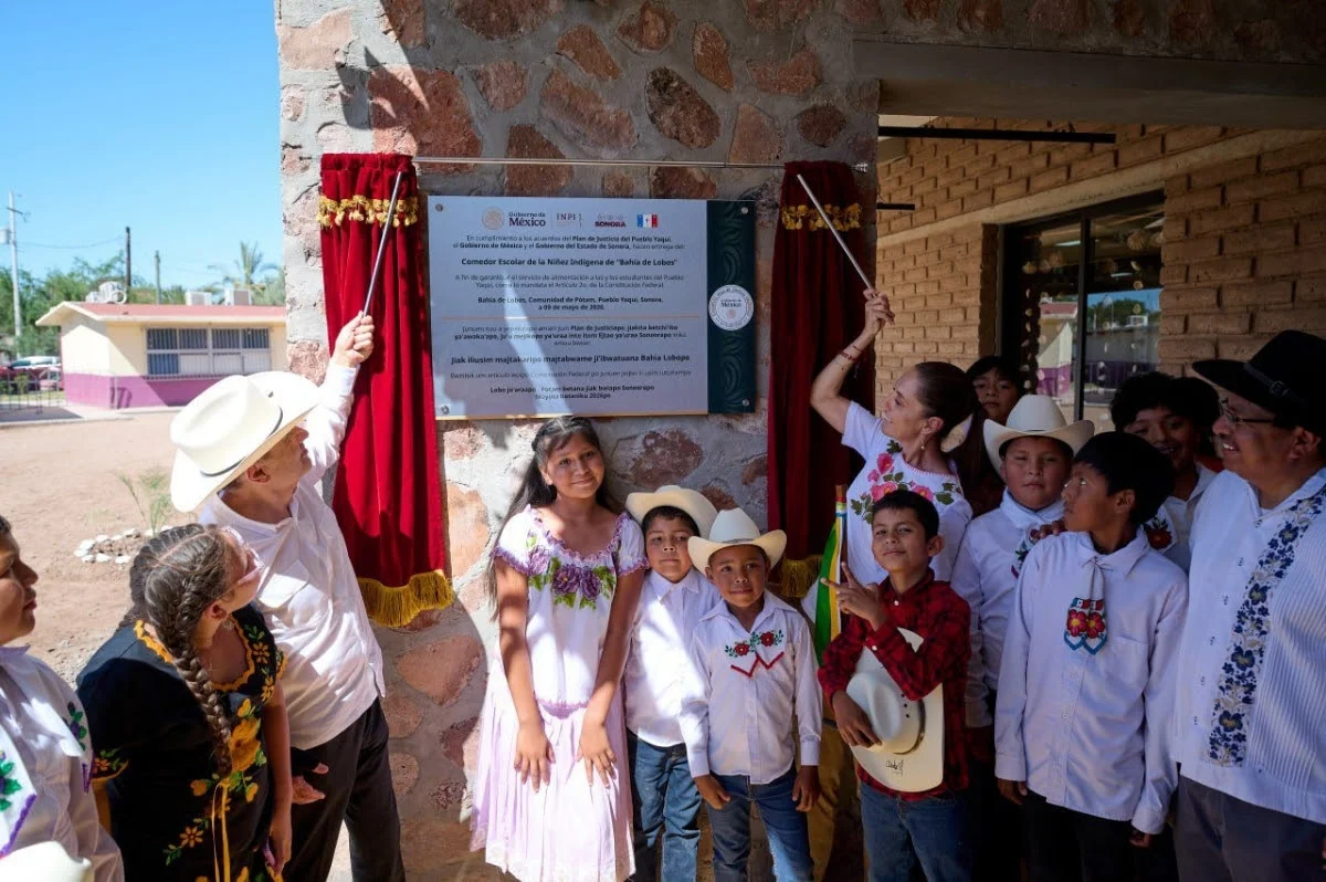 Fortalecen apoyo a estudiantes indígenas con nuevo comedor en Sonora