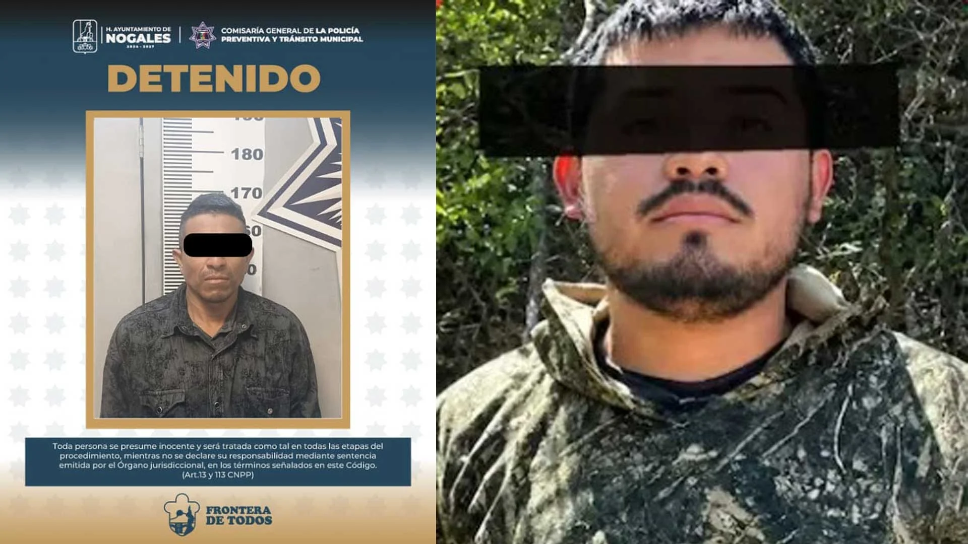 Caen dos guatemaltecos por intento de daño al cerco fronterizo y asalto en comercio