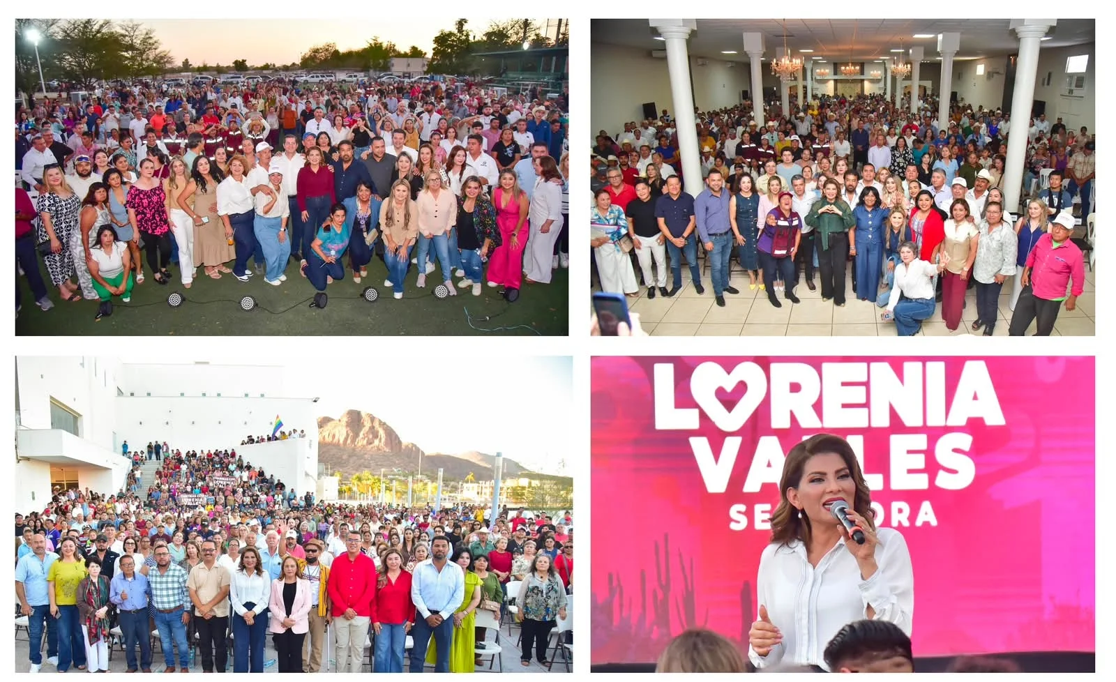 Lorenia Valles destaca reformas de la 4T en gira por Sonora