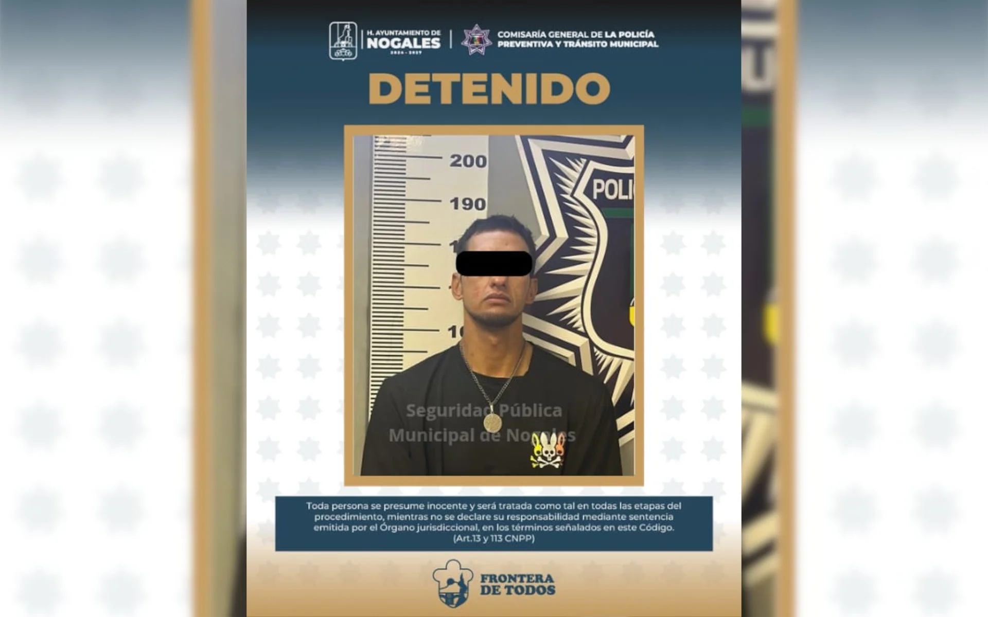 Sorprenden a presunto ladrón dentro de una vivienda en Nogales; termina detenido