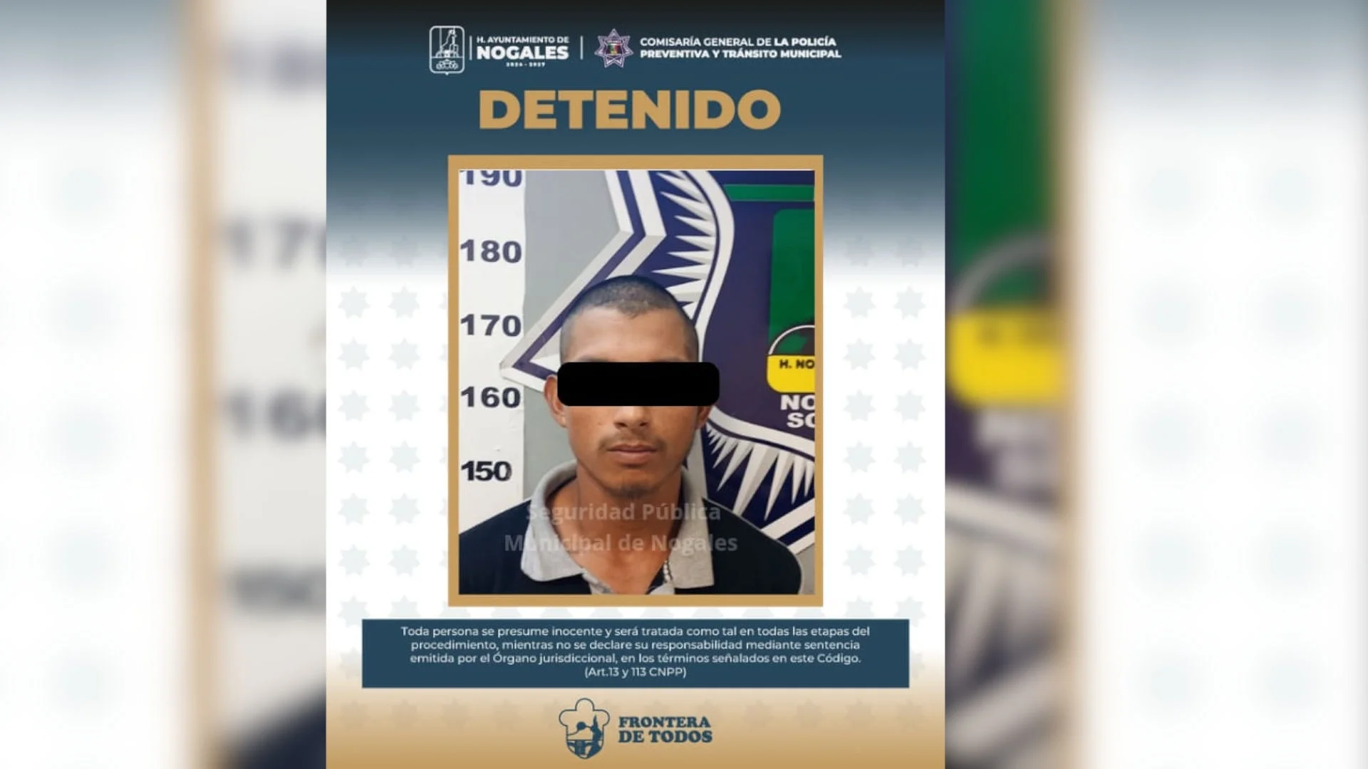 Detienen a joven por presunto robo de cable de Telmex en Nogales
