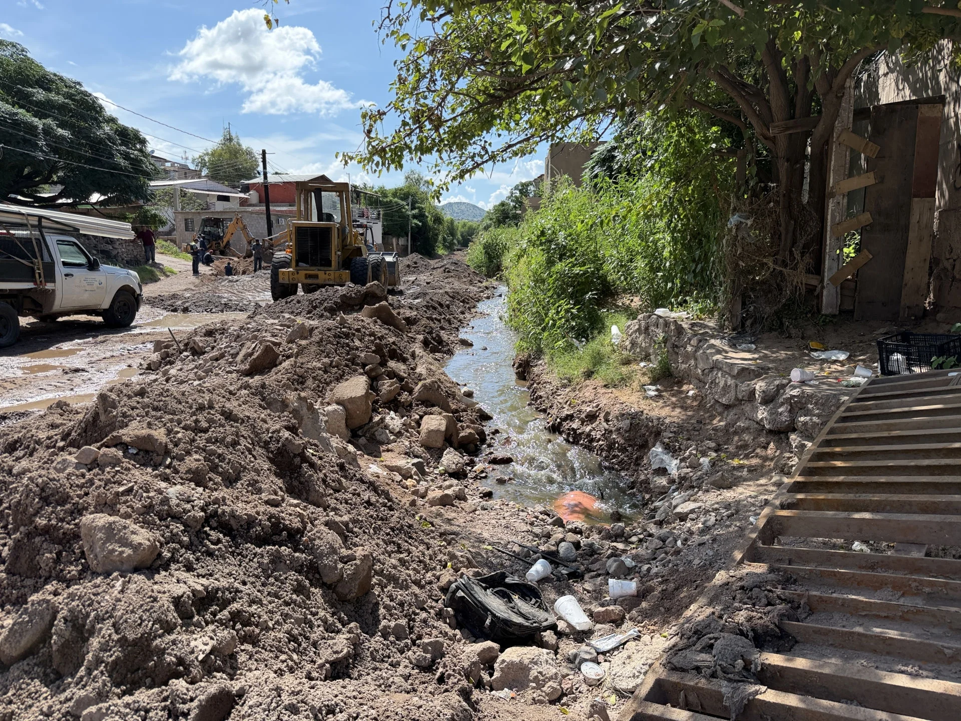 OOMAPAS busca terminar con dos décadas de aguas negras en el Arroyo Los Nogales
