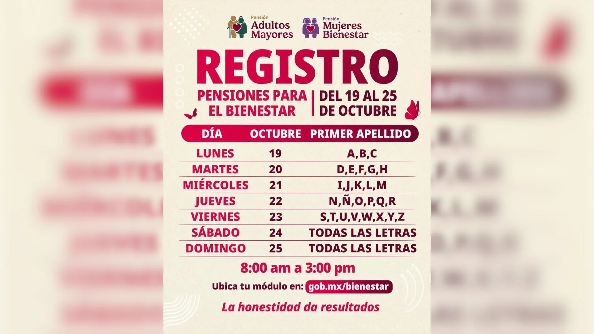 Abren registro para pensiones del Bienestar en Sonora; estos son los requisitos