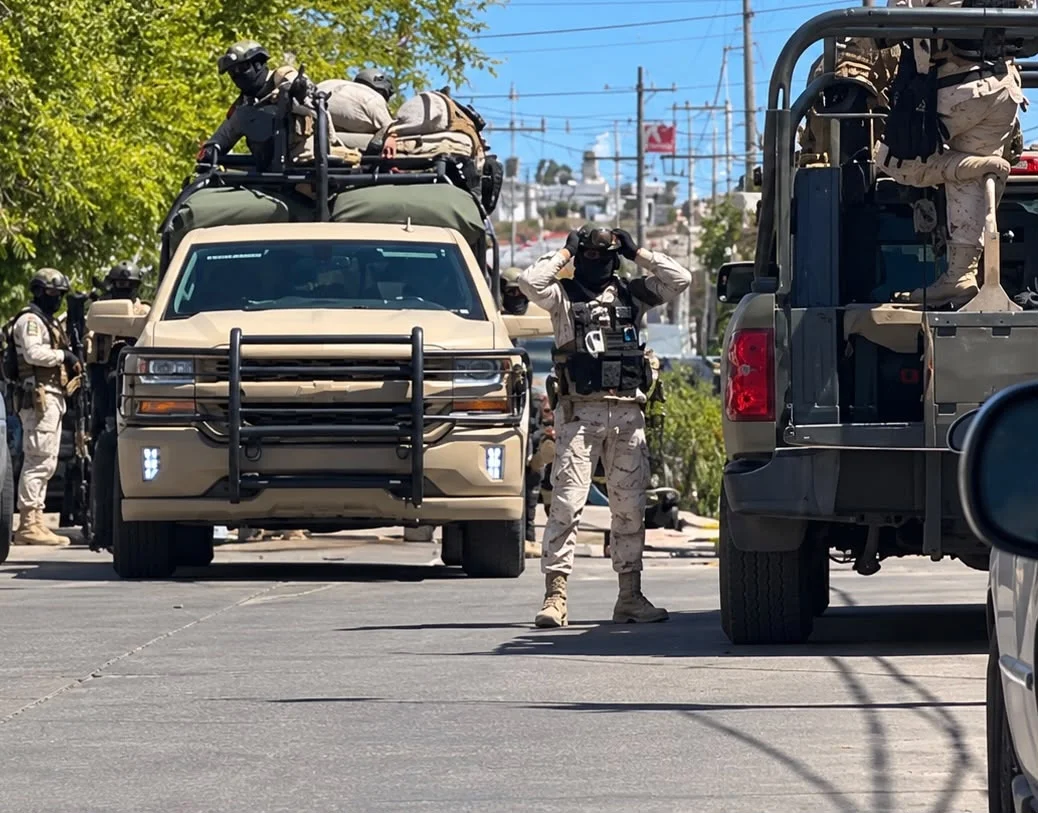 Reportan diligencias federales en varios sectores de Nogales; esperan información oficial