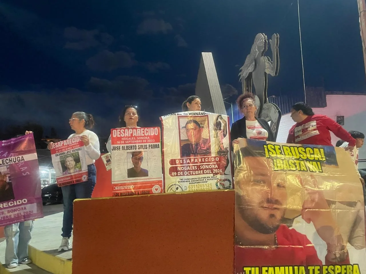 Buscando Corazones Nogales marcha para exigir apoyo en la búsqueda de desaparecidos