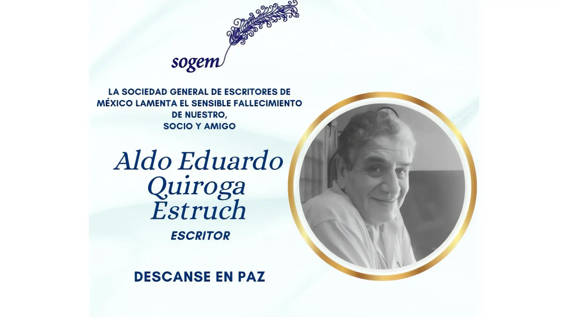 Adiós a Aldo Eduardo Quiroga Estruch, ícono de las telenovelas mexicanas
