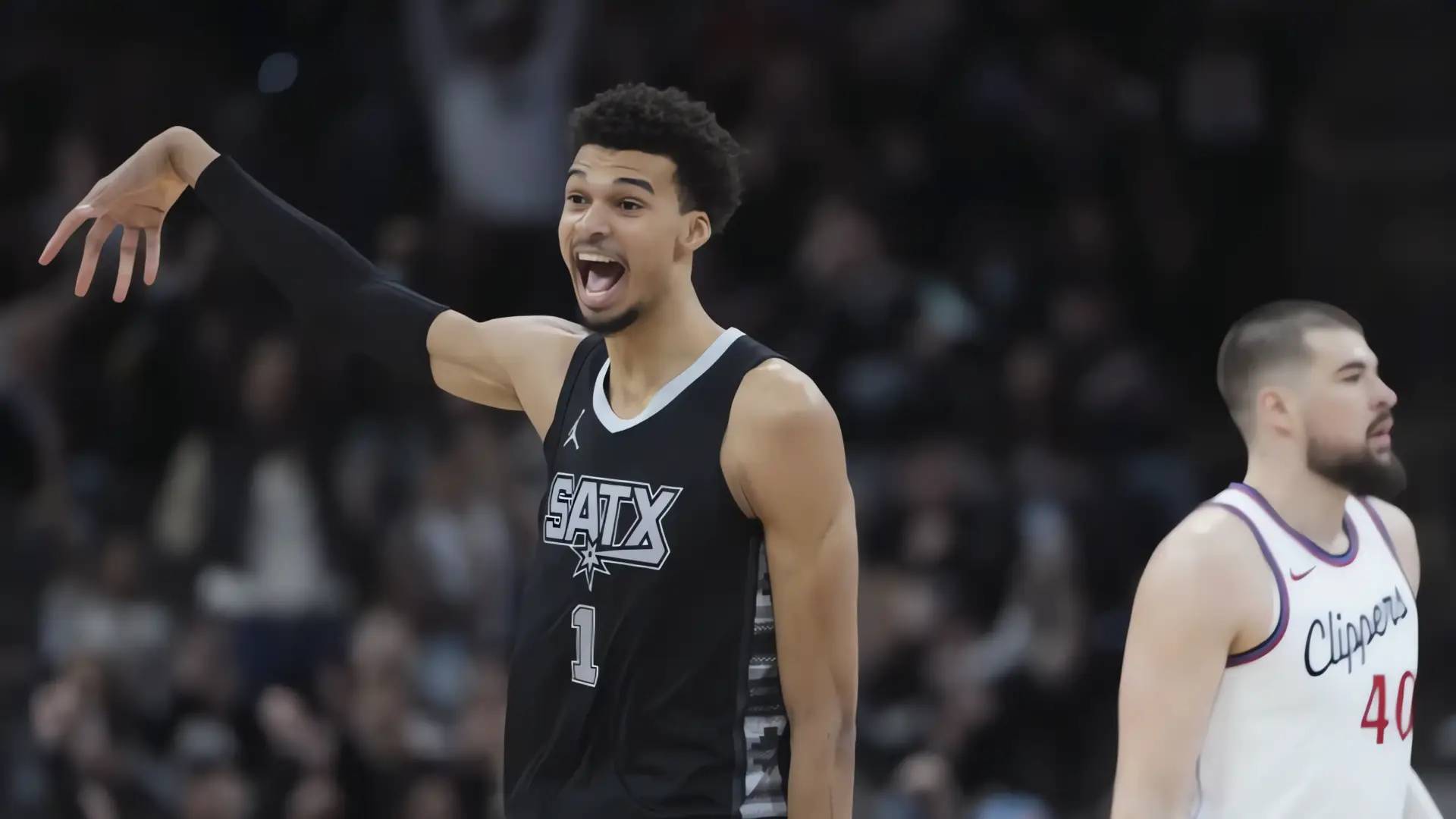 Wembanyama deslumbra en su debut en el Juego de Estrellas
