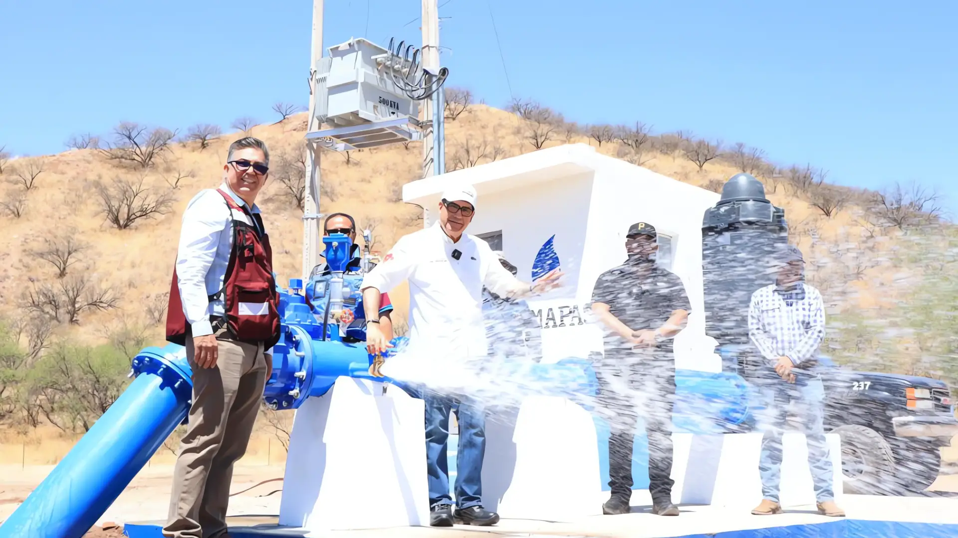 Inauguran pozo "Las Encontradas" en Nogales
