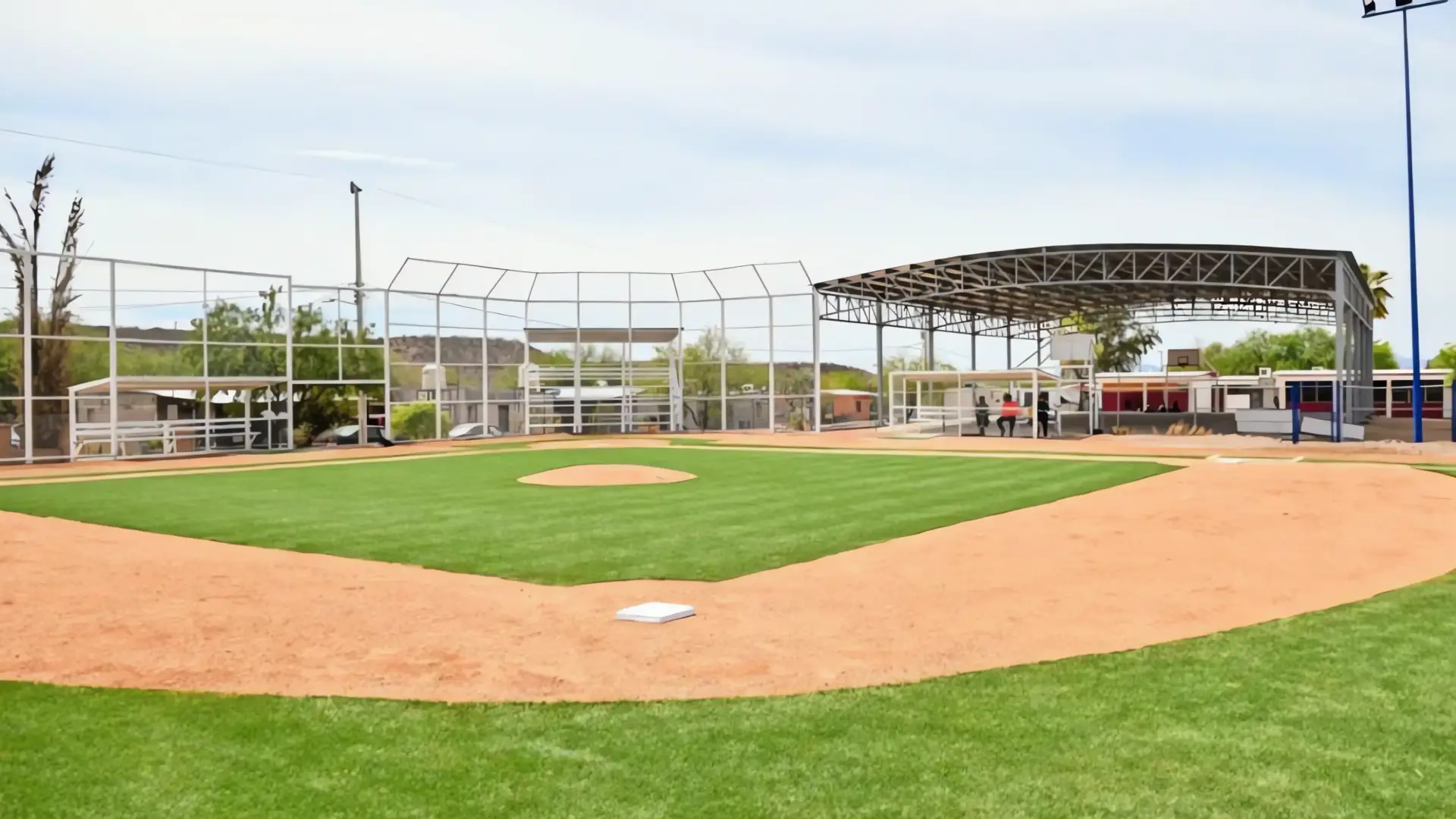 Inauguran unidad deportiva en Río Sonora
