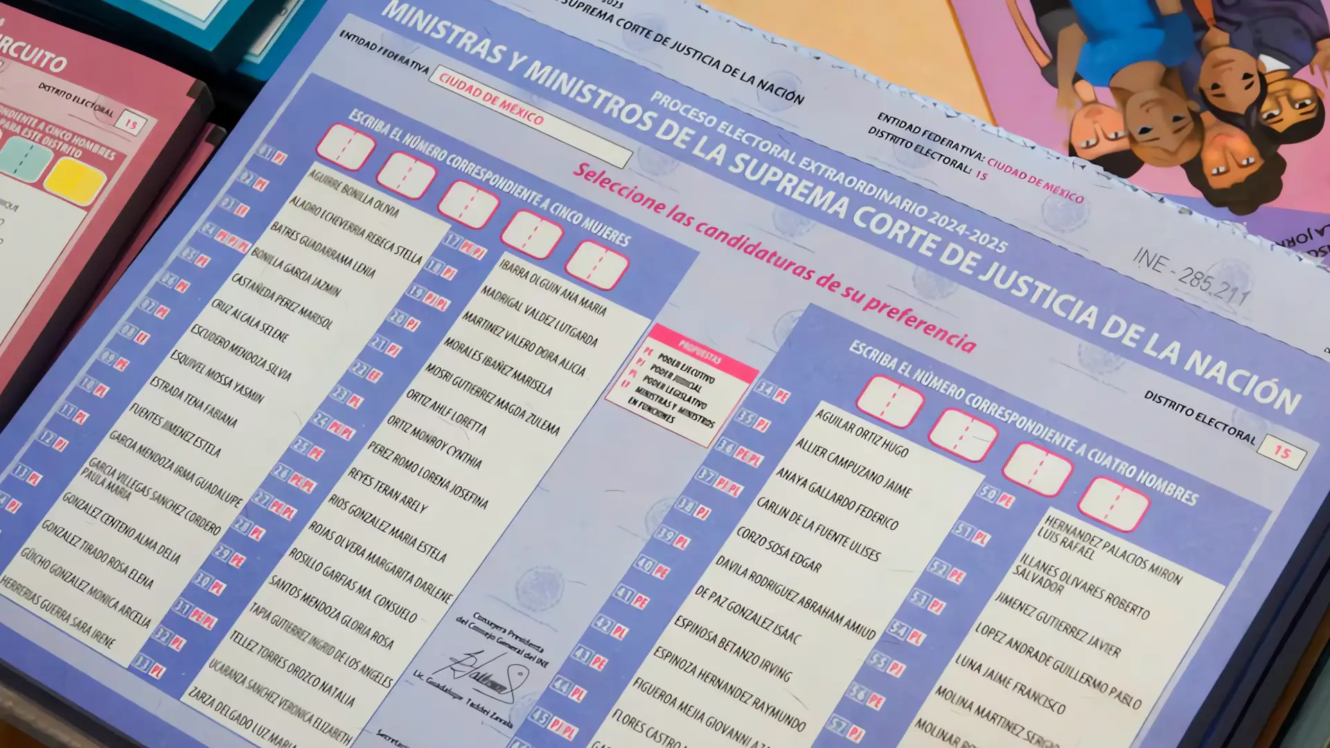 Horario de las casillas electorales judiciales, 1 de junio de 2025
