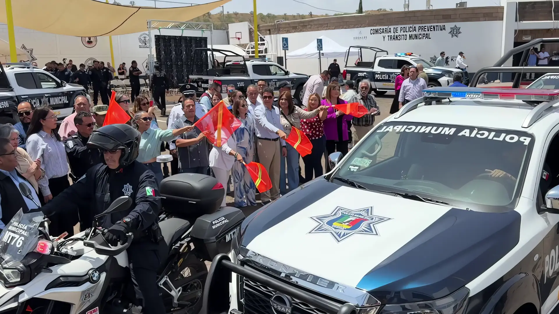 Gim Nogales entrega 12 nuevas unidades a Seguridad Pública de Nogales con una inversión millonaria