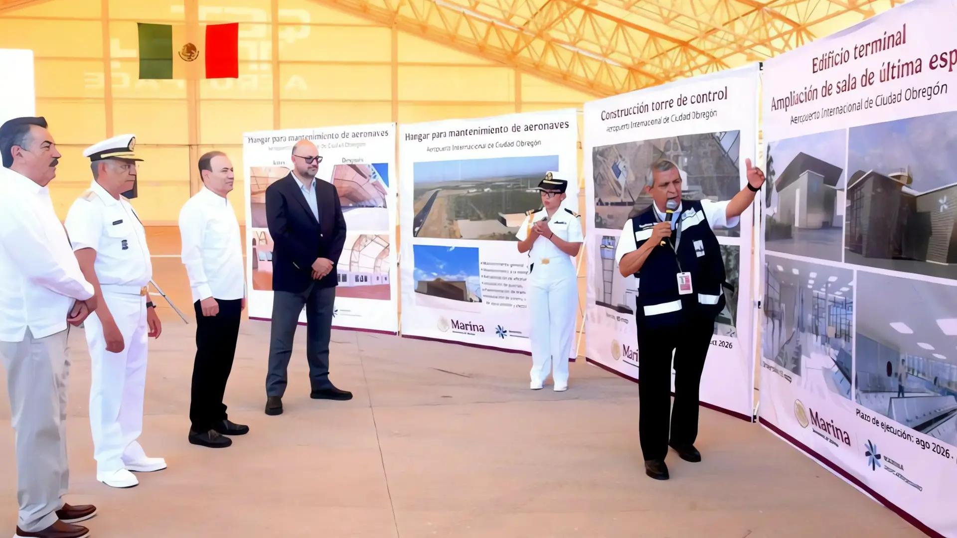 Gobierno de Sonora y SEMAR impulsan modernización del Aeropuerto de Ciudad Obregón