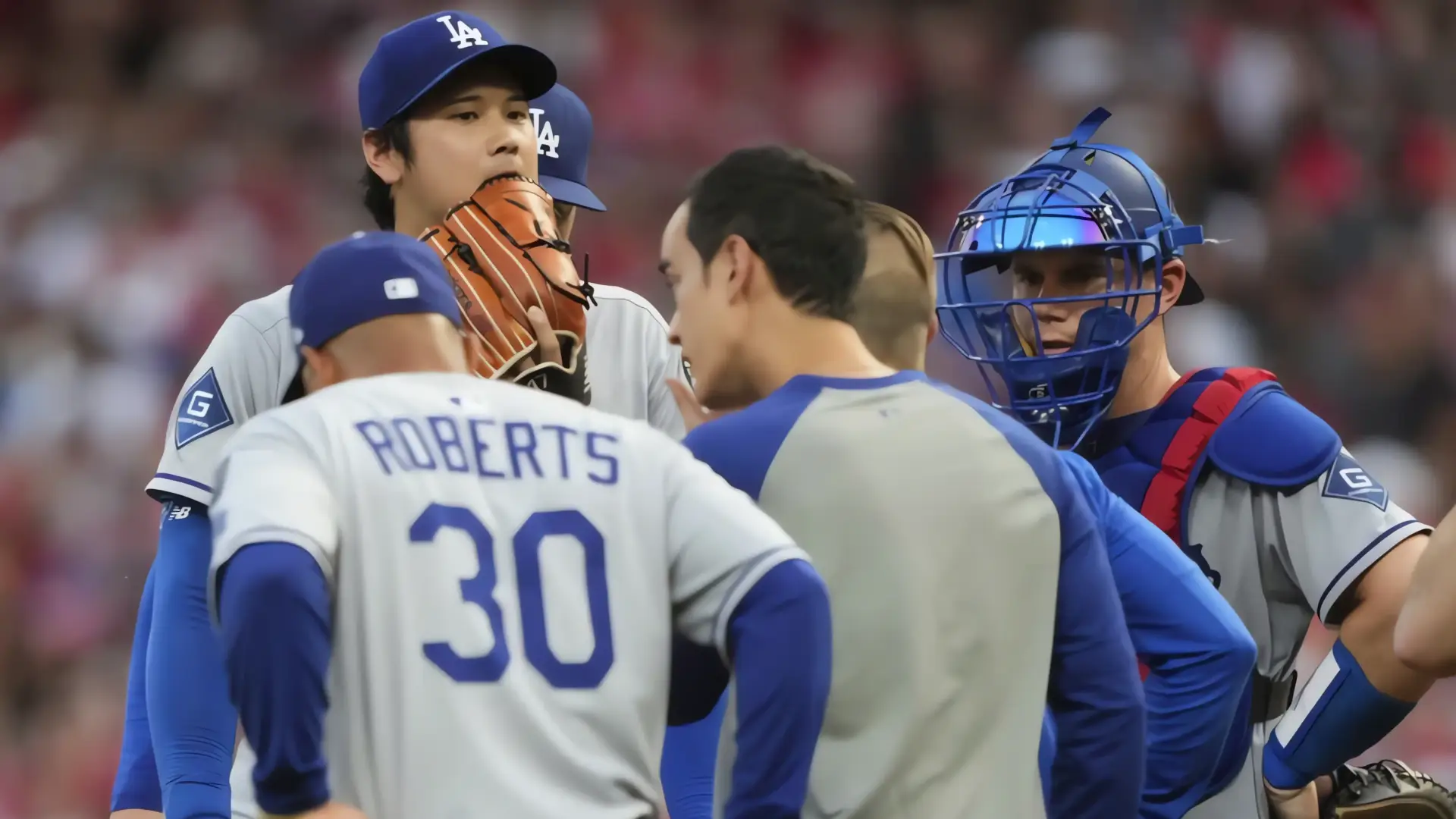 Ohtani sale del juego por molestia en el brazo derecho